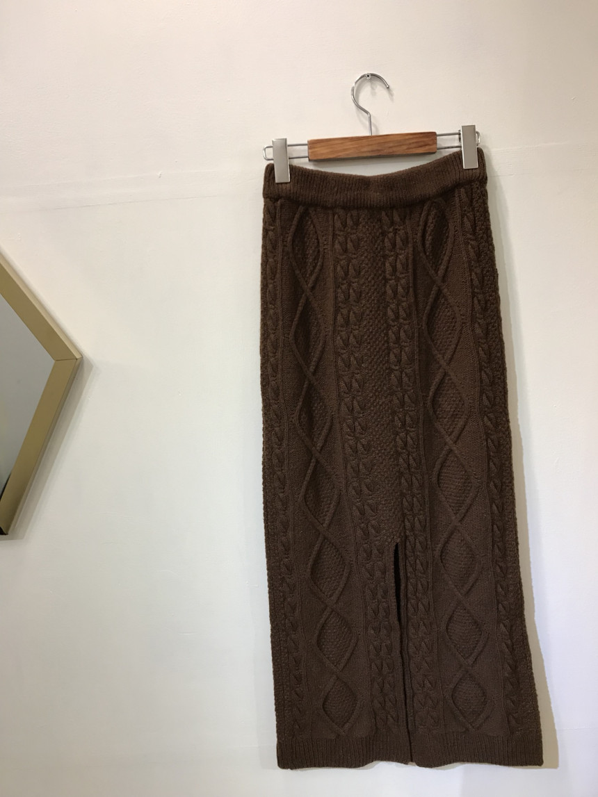 Pretty knit long skirt Women's daily style