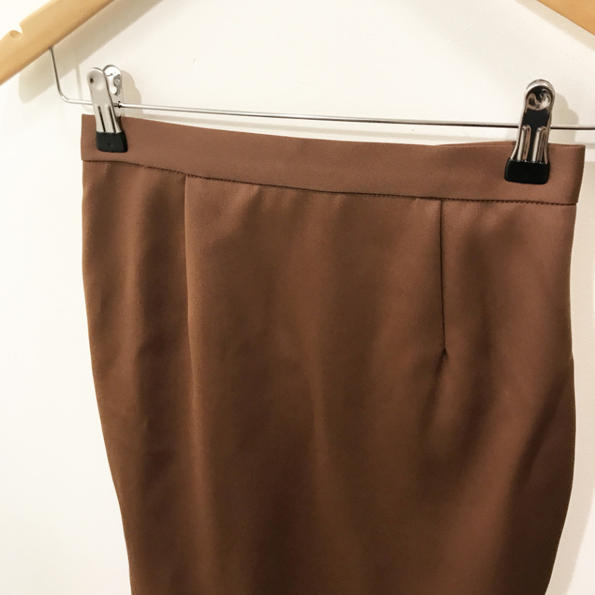 Pelvic correction Mermaid Silk Long Skirt 2color A