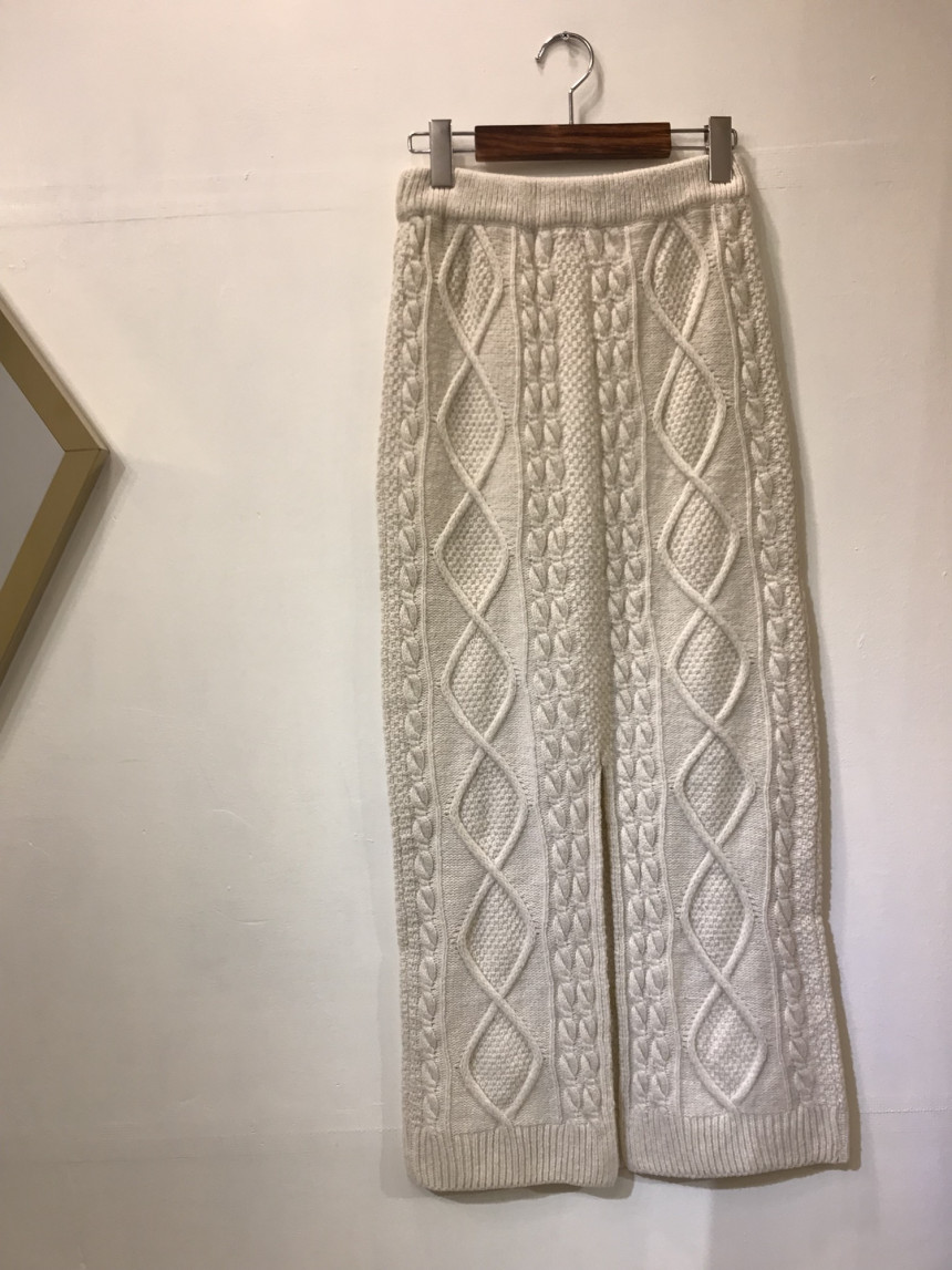 Pretty knit long skirt Women's daily style