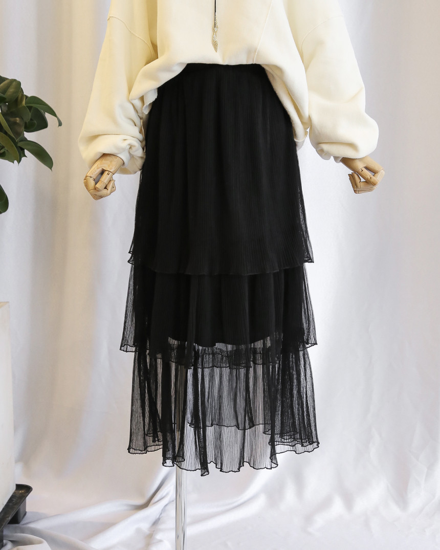 Shisurukan kangkang bending long skirt Dressy roma