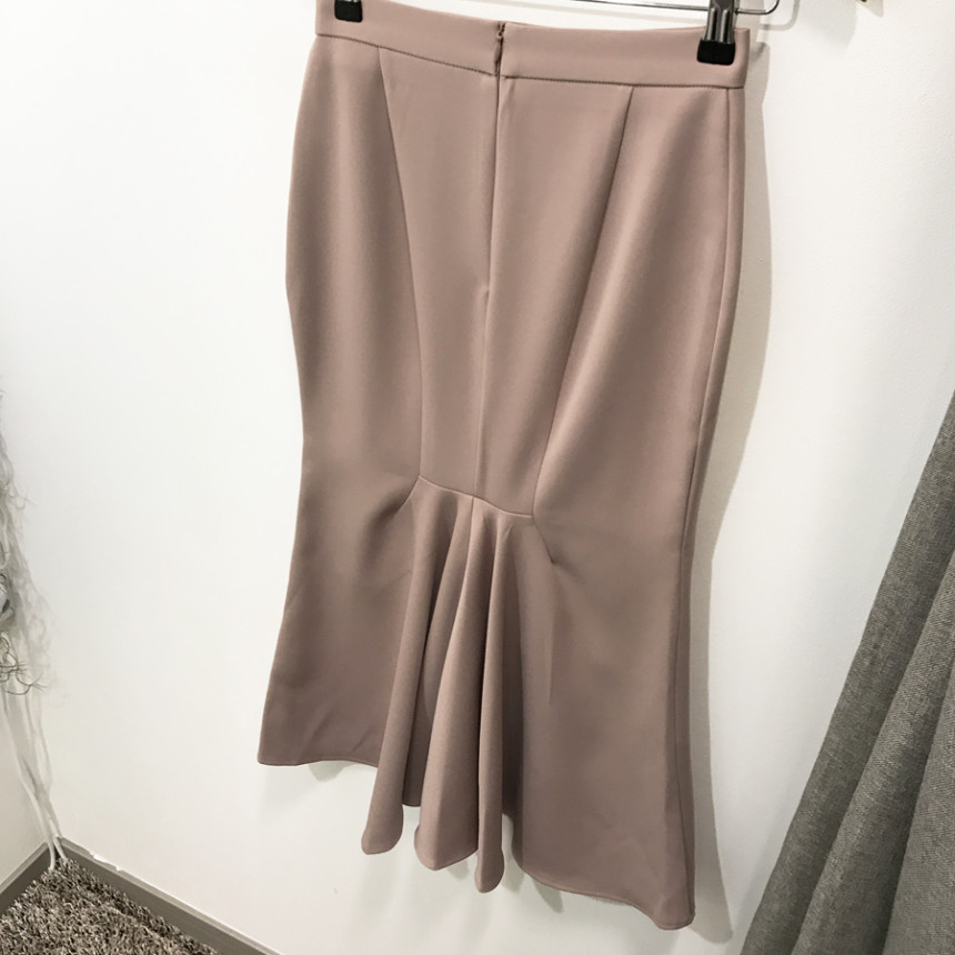 Pelvic correction Mermaid Silk Long Skirt 2color A