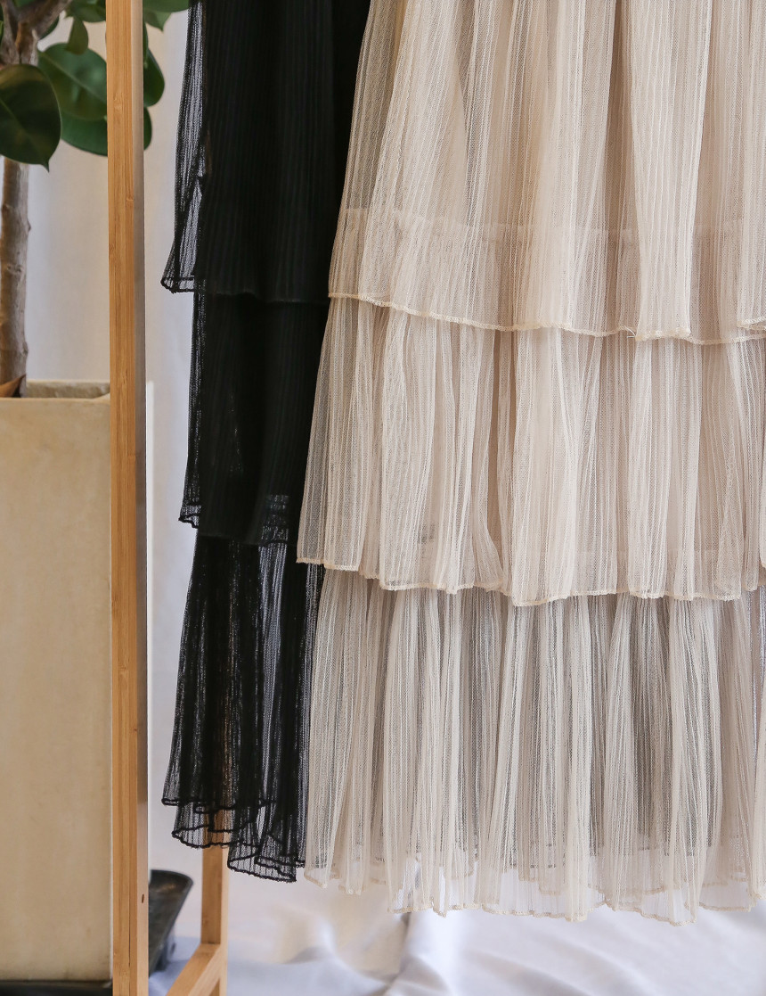 Shisurukan kangkang bending long skirt Dressy roma