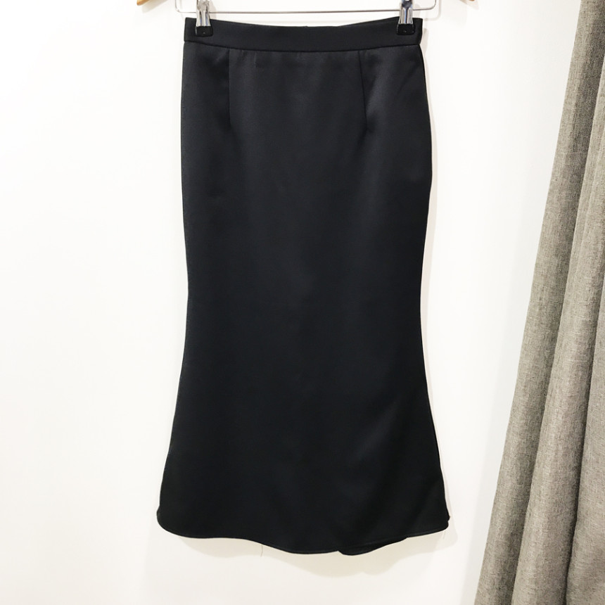 Pelvic correction Mermaid Silk Long Skirt 2color A