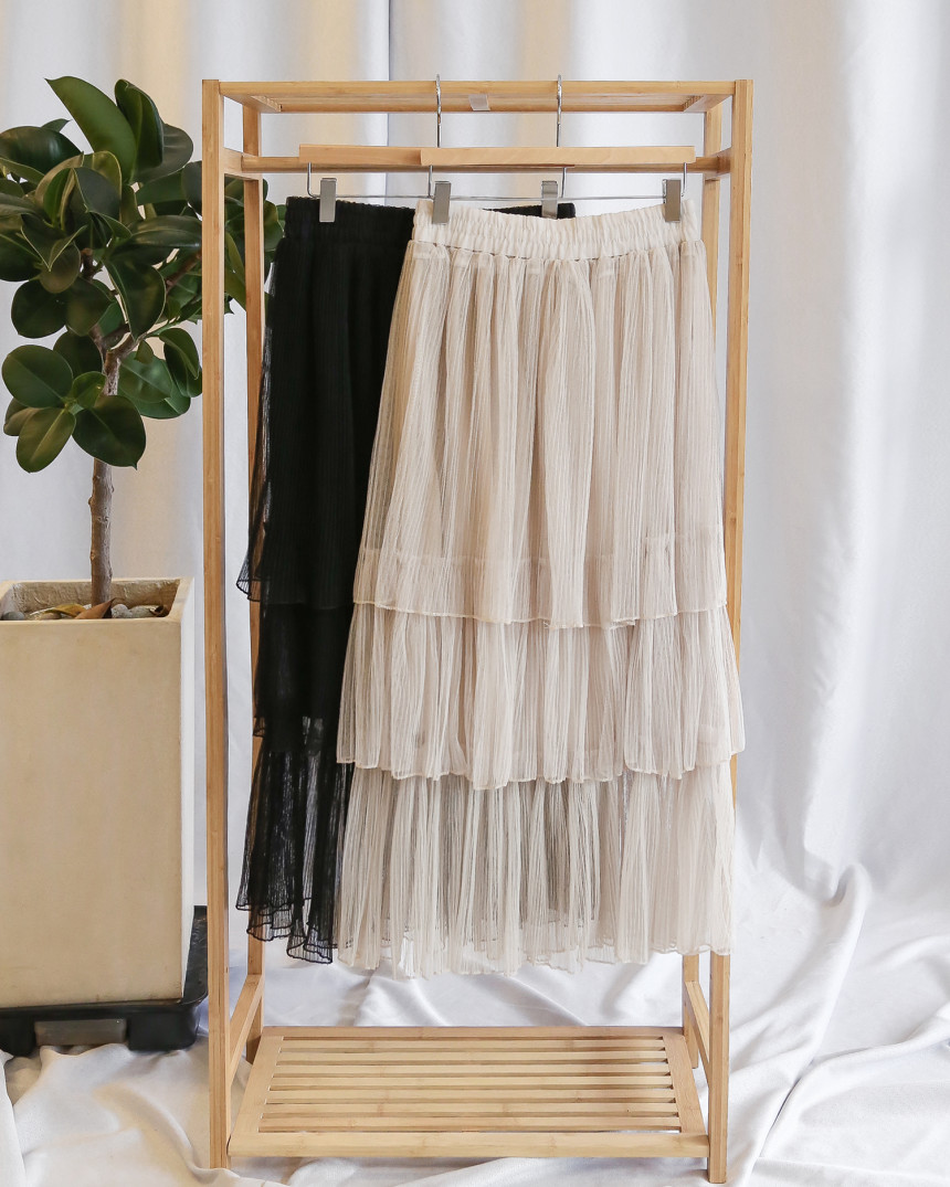 Shisurukan kangkang bending long skirt Dressy roma