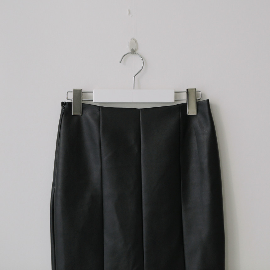 Leather Mermaid Long Skirt Leather Midi Span 20
