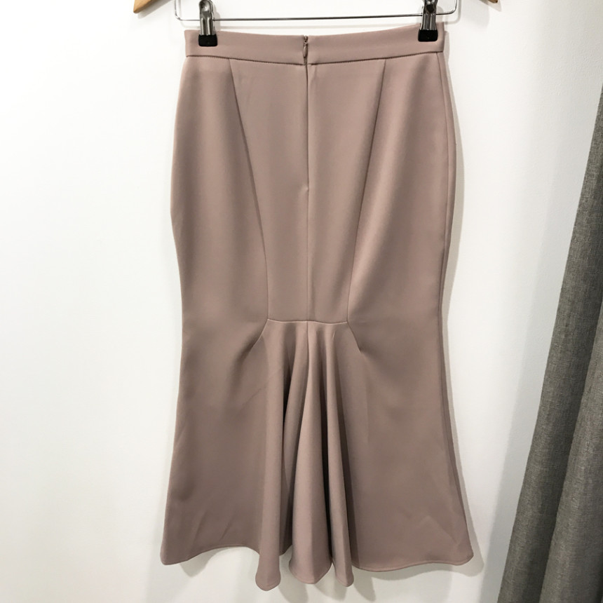 Pelvic correction Mermaid Silk Long Skirt 2color A