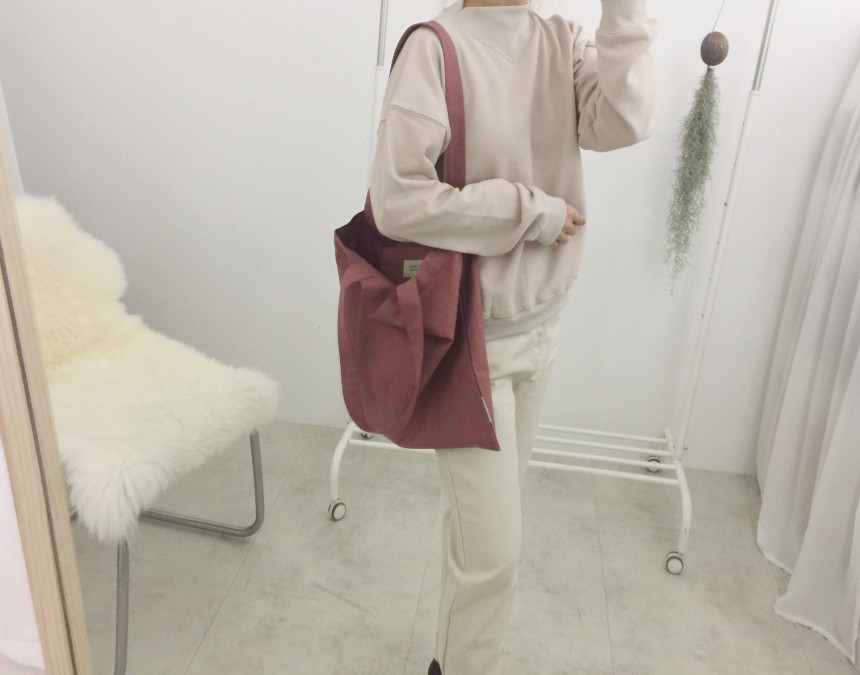 Self-produced daily plain Eco Bags 4color Bag Wome