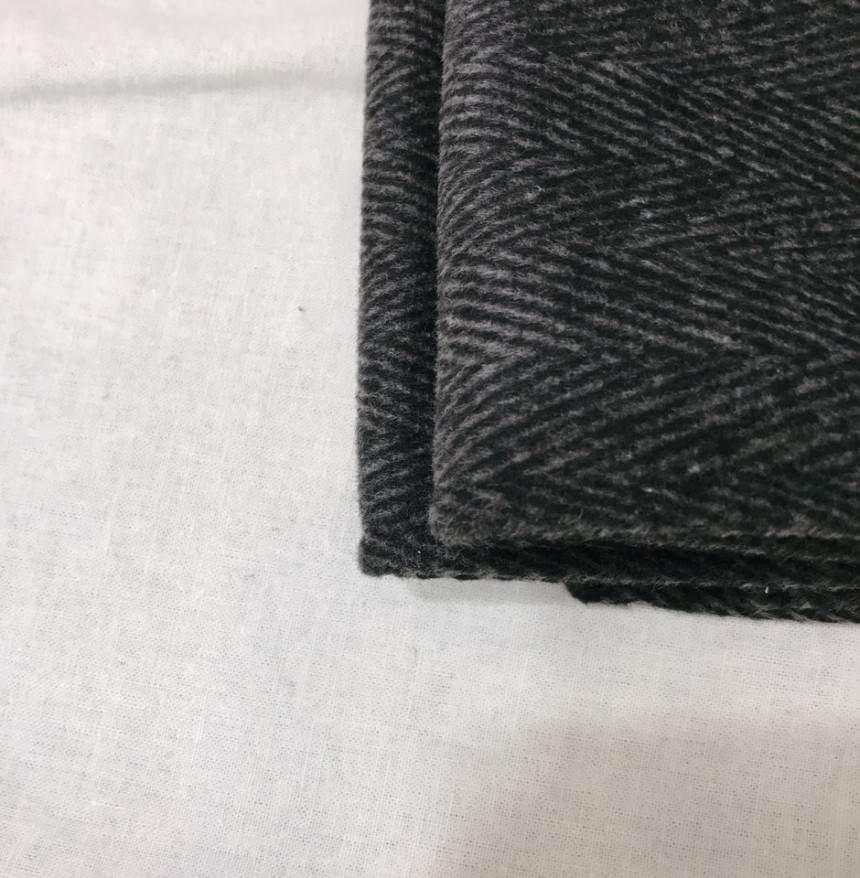 Men Women Herringbone Brushed Cashmere Scarf 2colo