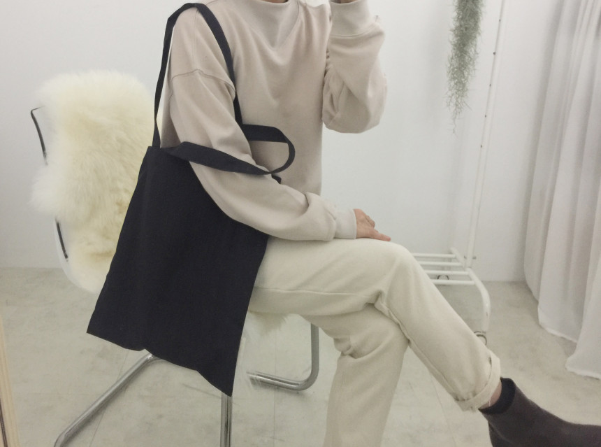 Self-produced daily plain Eco Bags 4color Bag Wome