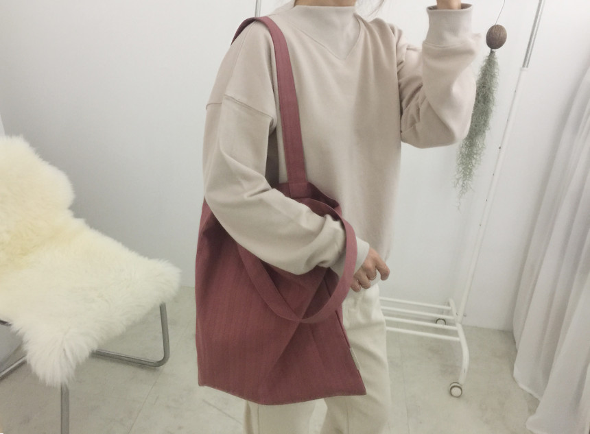 Self-produced daily plain Eco Bags 4color Bag Wome