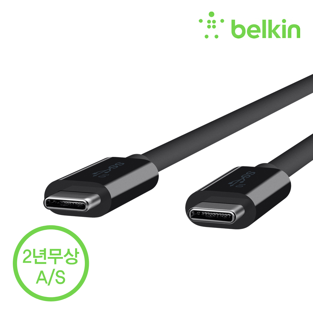 벨킨 100W 5A 3.1 USB C to C타입 PD 케이블 F2CU052bt1M 아이폰15 맥북 아이패드 태블릿 노트북 갤럭시 USB 3.2 Gen2 호환 - 상세 이미지 3