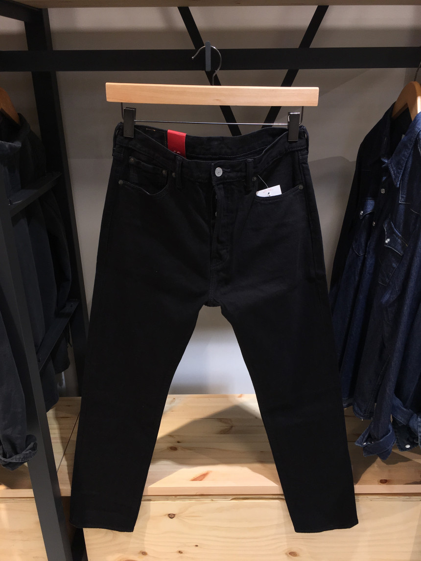 Korea Jeans Pants Levi's 501 Fit Taper Black Je