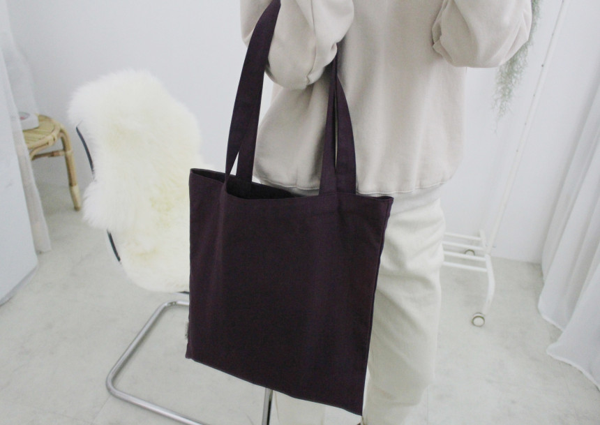 Self-produced daily plain Eco Bags 4color Bag Wome