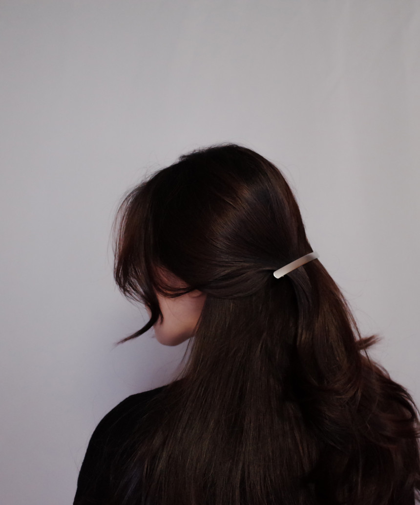 Hair Accessories Slim Fit Horizontal Metal Modern 