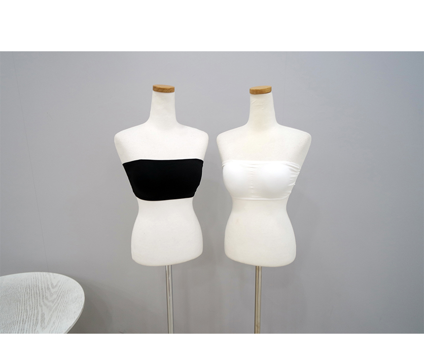 Hook Face Plain Bra Top Soft-touch off-shoulder In