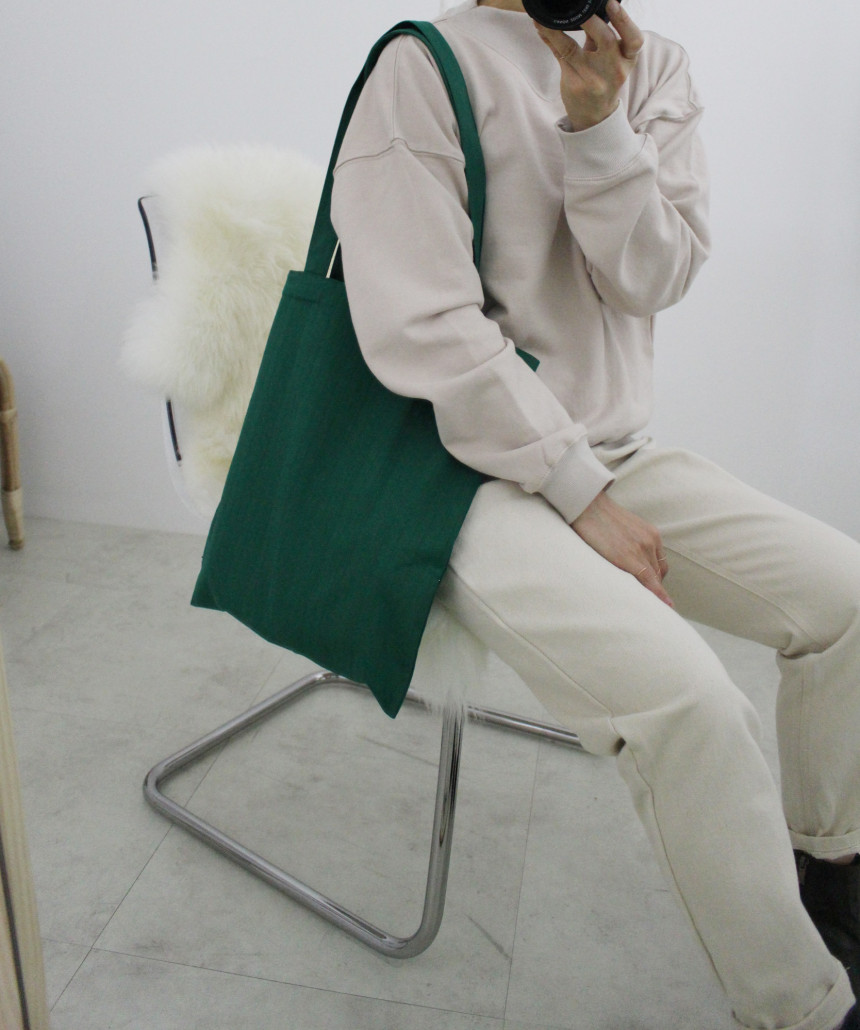 Self-produced daily plain Eco Bags 4color Bag Wome