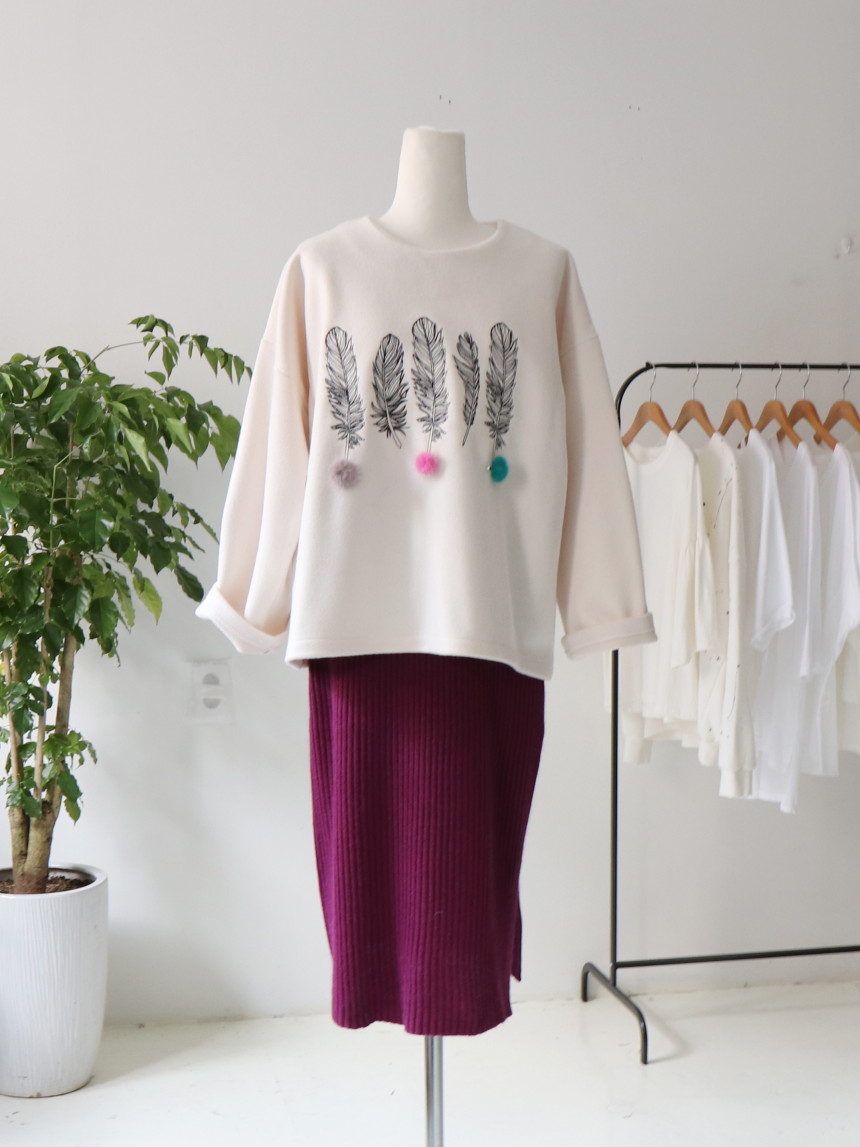 Ramsoul knit long skirt