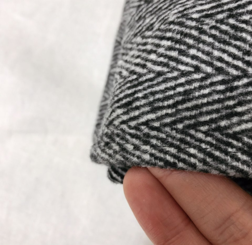 Men Women Herringbone Brushed Cashmere Scarf 2colo