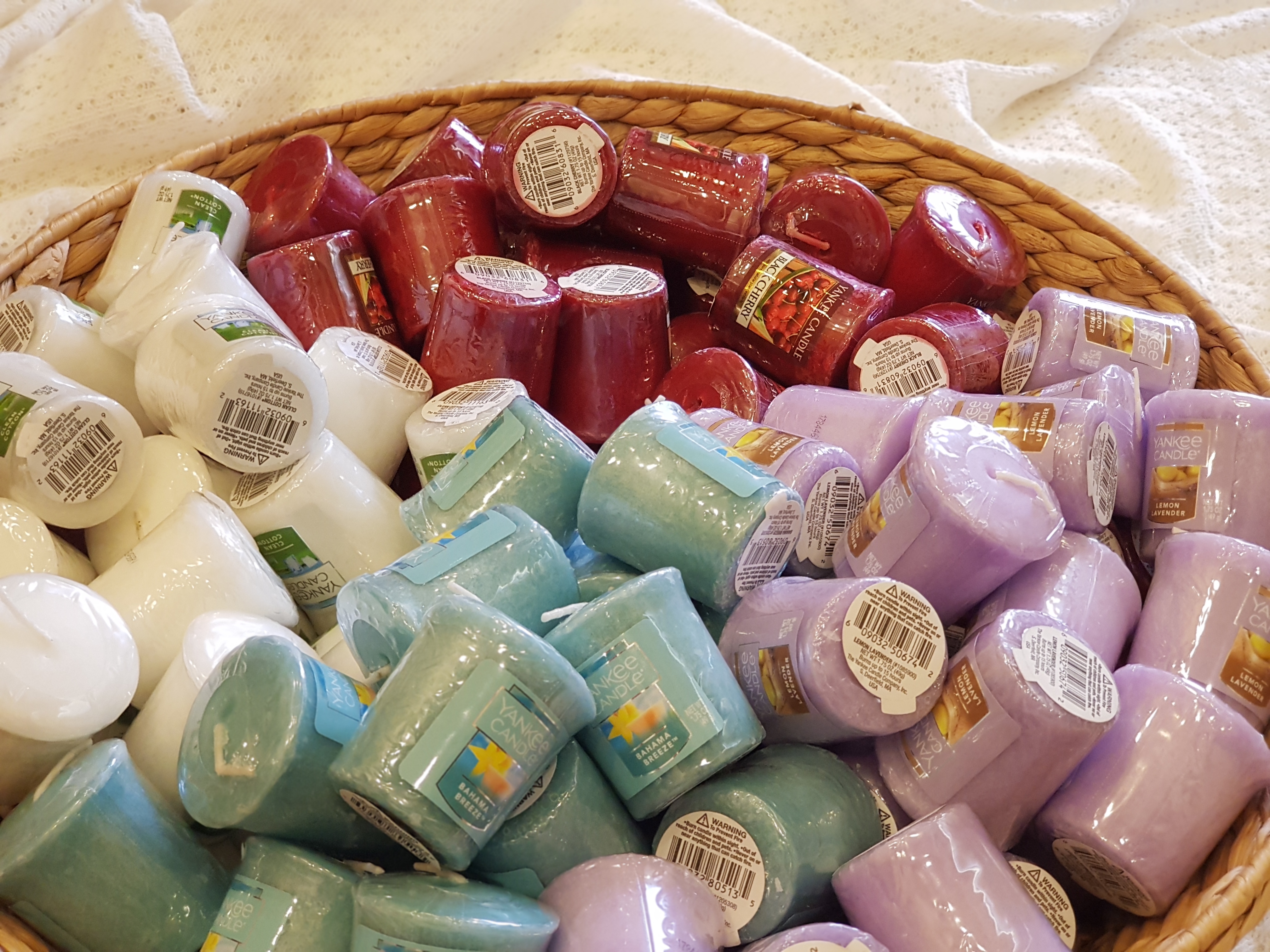 Yankee Candle Bottle 4-piece holder gift set weddi