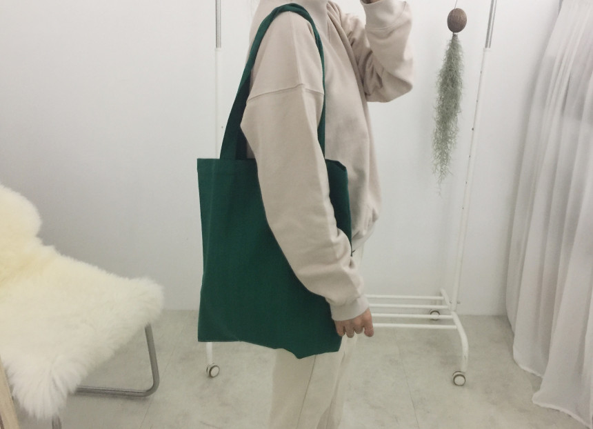 Self-produced daily plain Eco Bags 4color Bag Wome