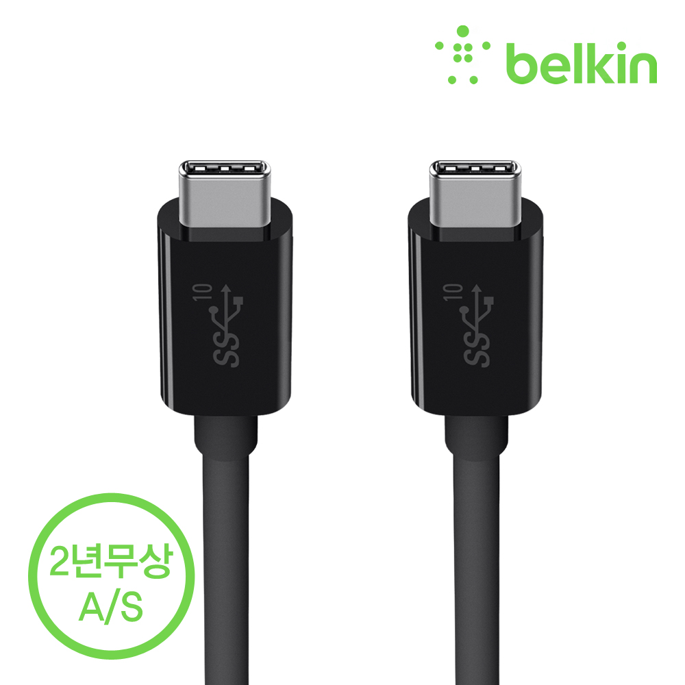 벨킨 100W 5A 3.1 USB C to C타입 PD 케이블 F2CU052bt1M 아이폰15 맥북 아이패드 태블릿 노트북 갤럭시 USB 3.2 Gen2 호환 - 상세 이미지 2