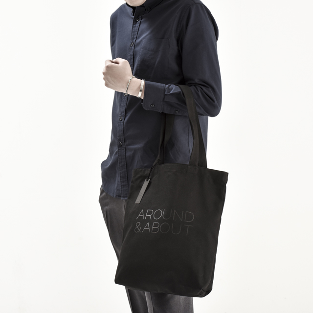 TOTE ECO SHOPPING TRAVEL Black Eco-back BLACK Proj