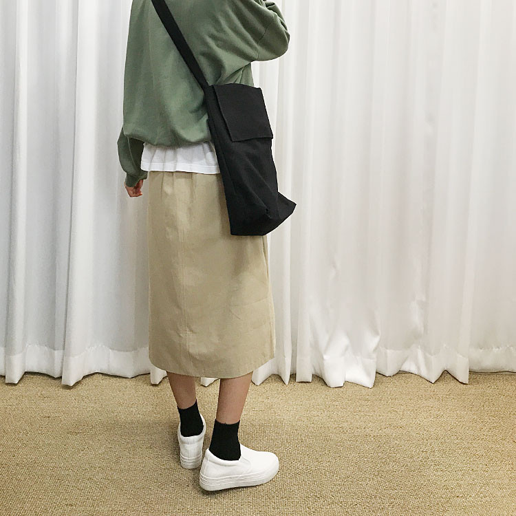 Cotton Long Skirt A-Line Skirt Women Women Daily L