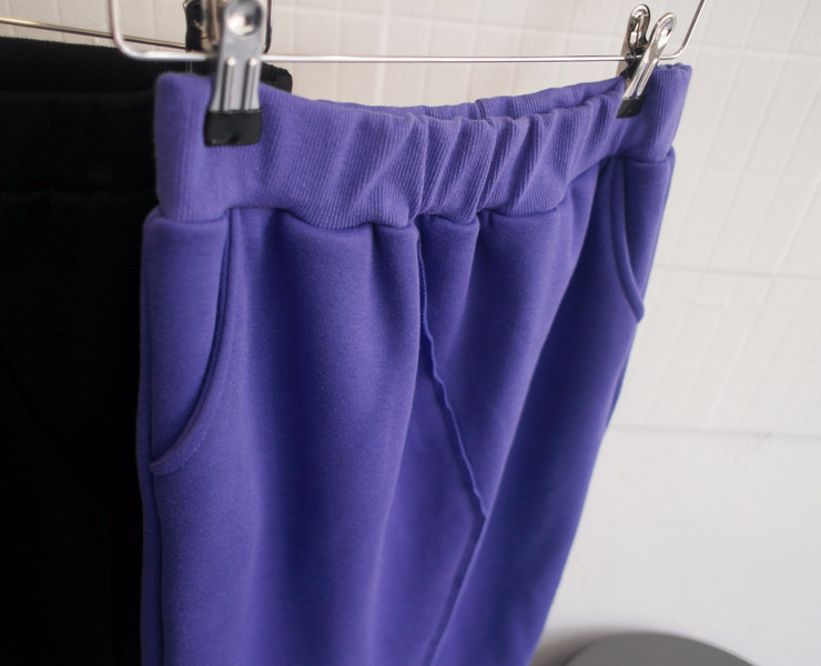 Brushed H line waistband skirt slim-flee jacket