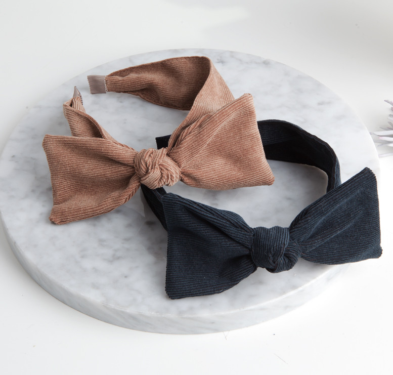 Hair Accessories Corduroy Ribbon Hair Band