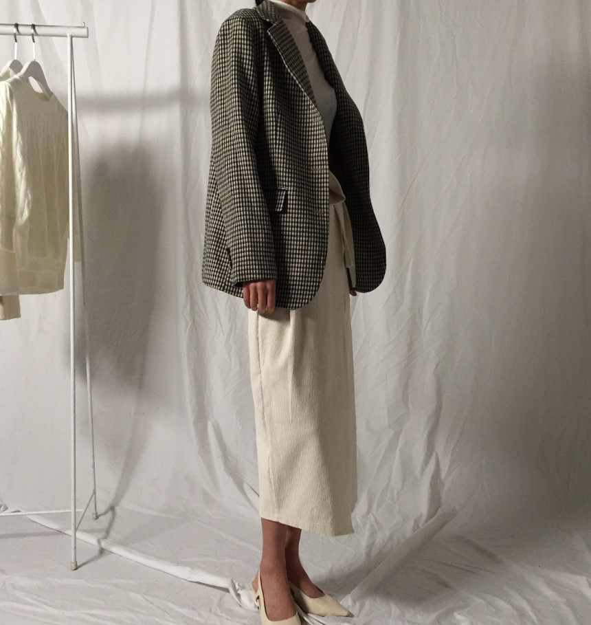 Kanne Unique strap Golden slit Long skirt Normal m