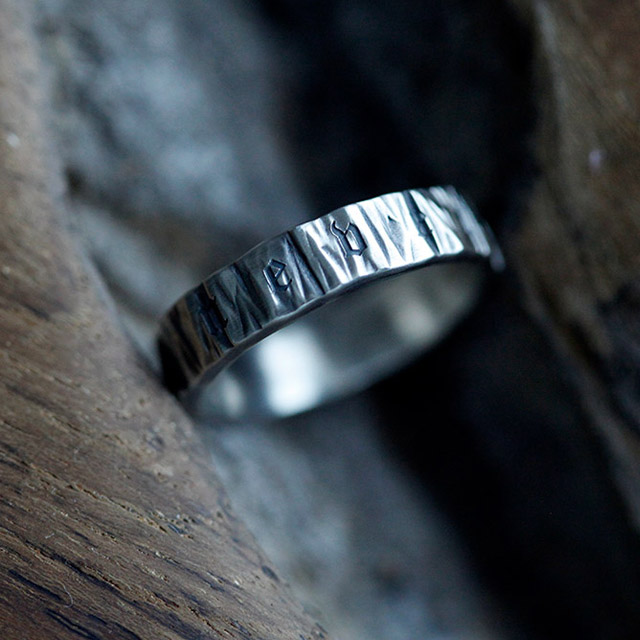 [더 고도] 절벽느낌 클리프반지 독특한 남자반지 각인이니셜 실버은반지 우정반지 커플링