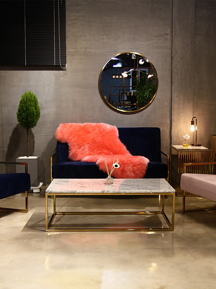 이태리 천연 대리석 인테리어 거실 소파 테이블 CT03 / 비앙코카라라 CL163