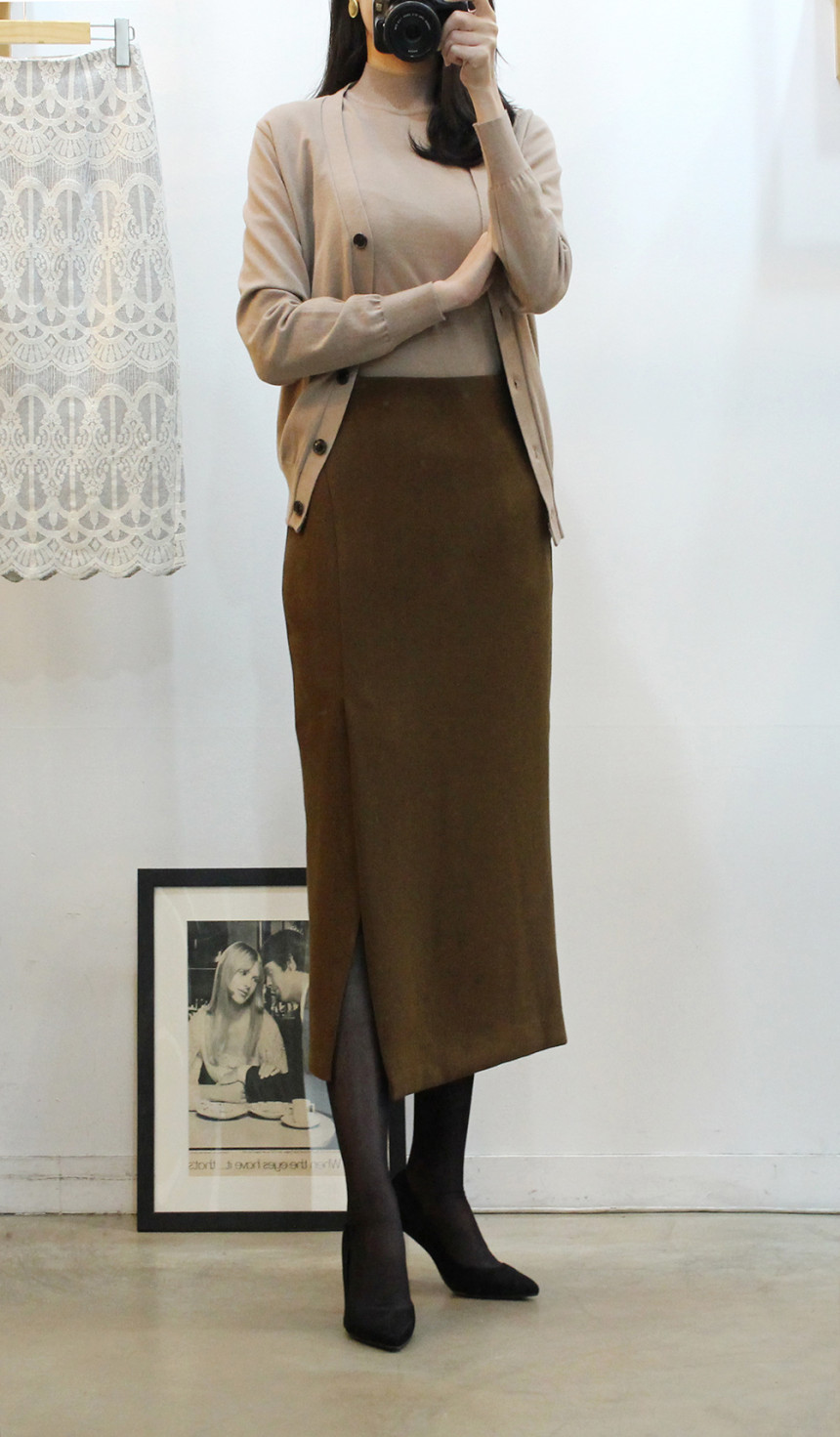 Banding h line long skirts skirts skirts skirts sk