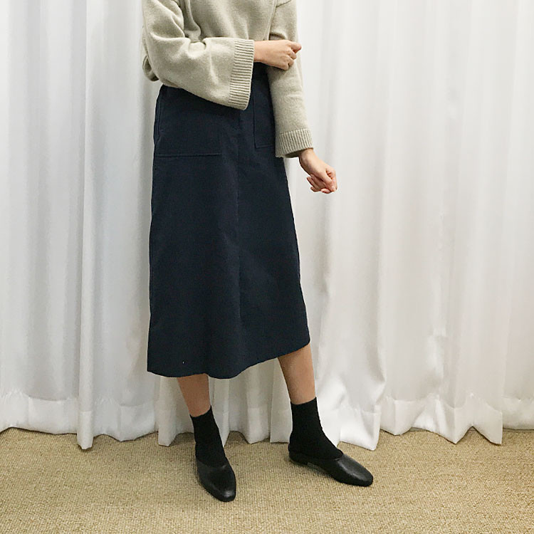 Cotton Long Skirt A-Line Skirt Women Women Daily L