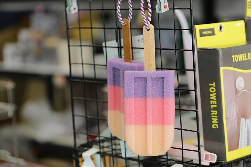 Scrubber Dish Washing Ice Cream Scrubber Practical