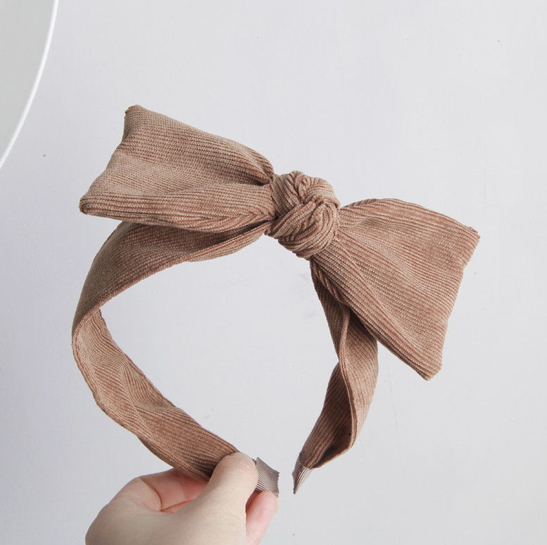 Hair Accessories Corduroy Ribbon Hair Band