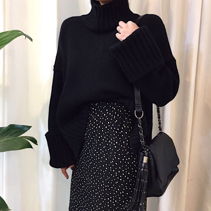 Dot Long skirt polka dot skirt unfurled Mermaid fl