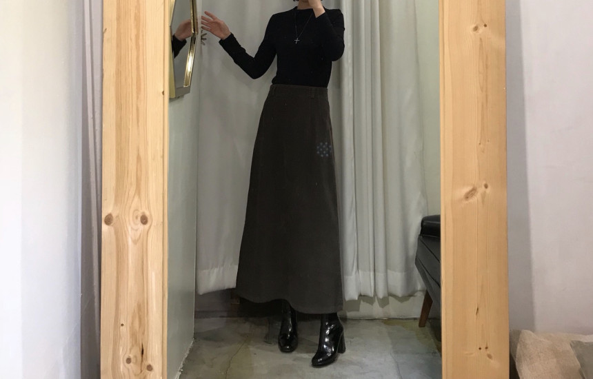 Goalden A-Line Long Skirt Women's Womens Look U