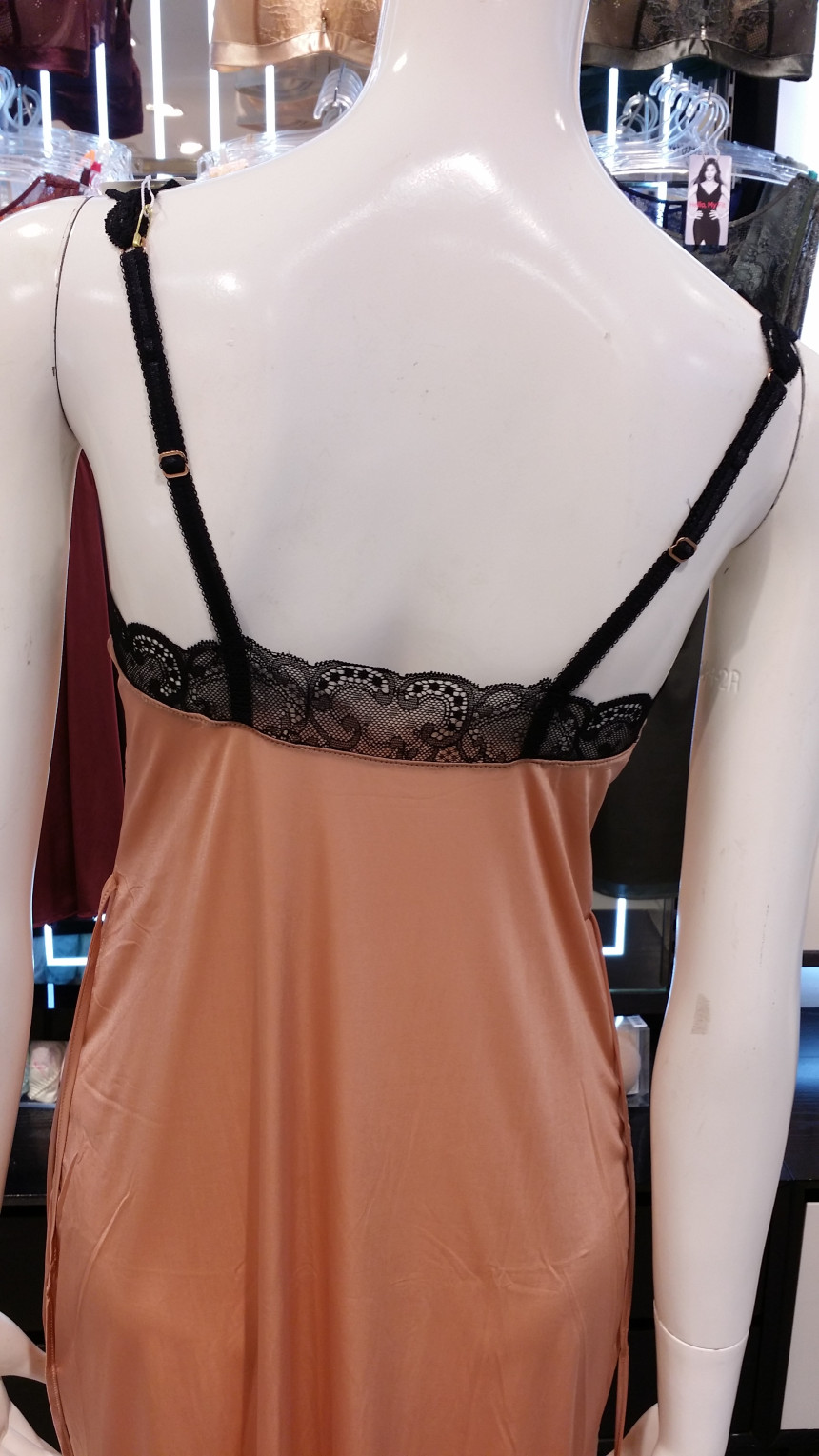 AK PLAZA Vivienne Two-tone women full slip FS862A 