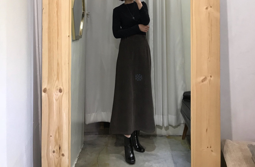 Goalden A-Line Long Skirt Women's Womens Look U