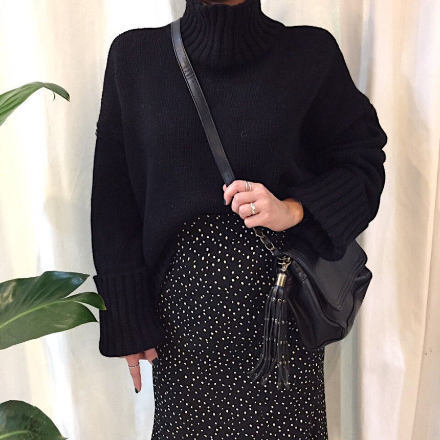 Dot Long skirt polka dot skirt unfurled Mermaid fl