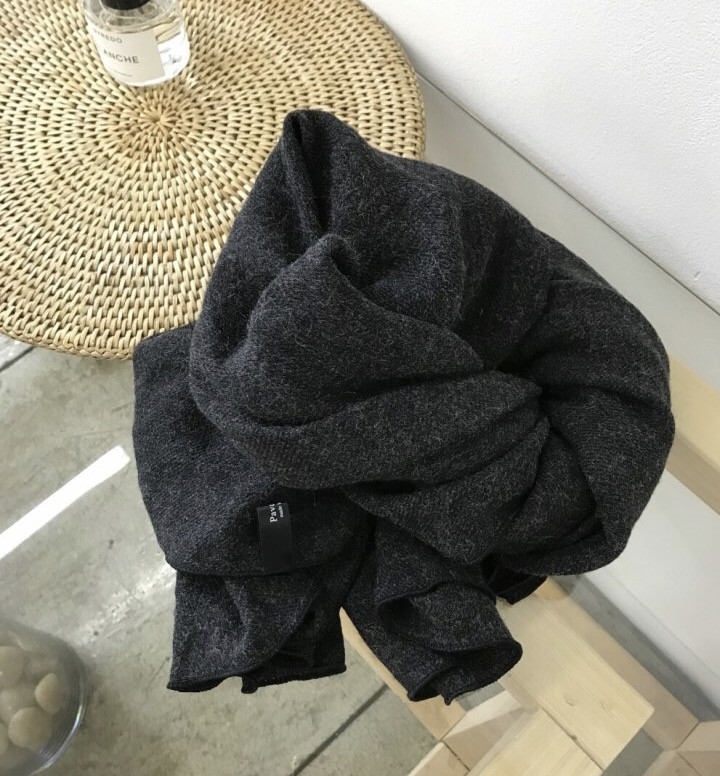 Soul muffler 3color 30s women's woolly shawl kn