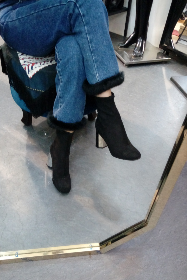 Metal Combination Suede Span Angle