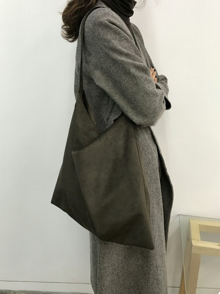 Suede eco-bag 4color teenage outfit for women Good