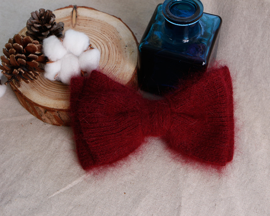 Hair Accessories Angora Ribbon Hairpin A luxurious