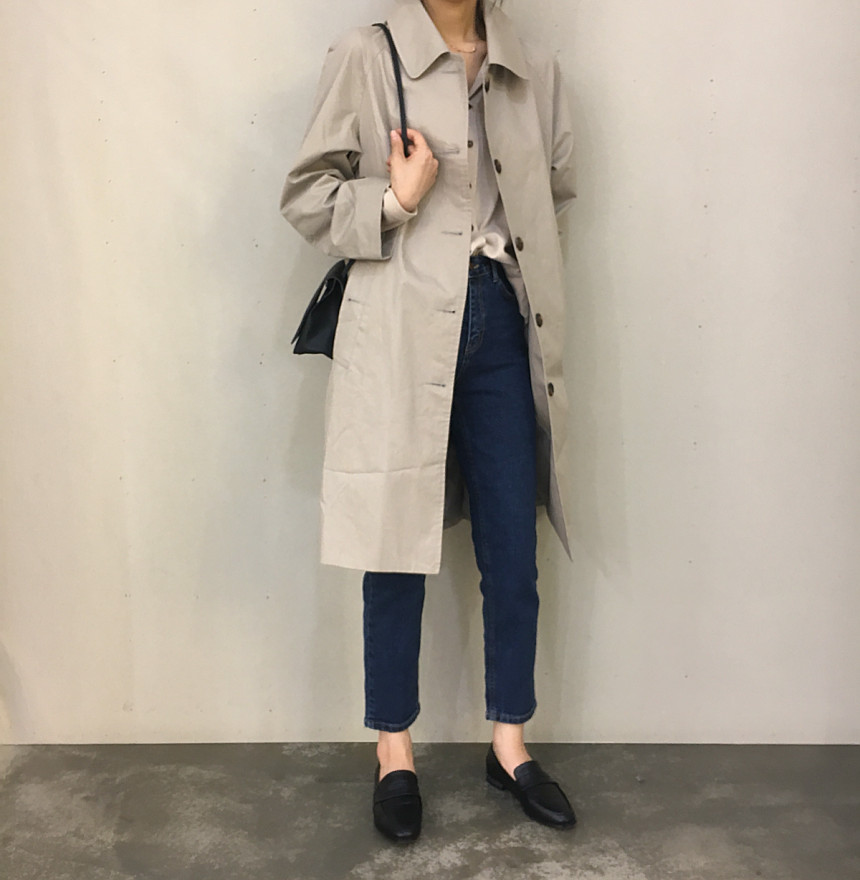 Korea Jeans Pants Slim Exhaust Denim Pants sml