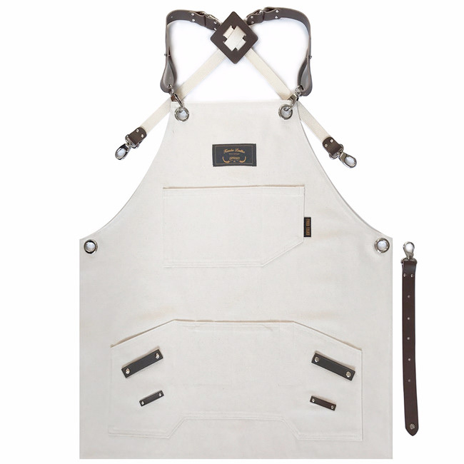 죠니 쿠키앤크림 칸데오레더 공방 미용실 카페 미용사 바리스타 앞치마 미술 가죽 앞치마