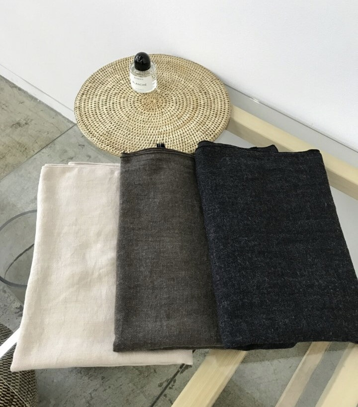 Soul muffler 3color 30s women's woolly shawl kn