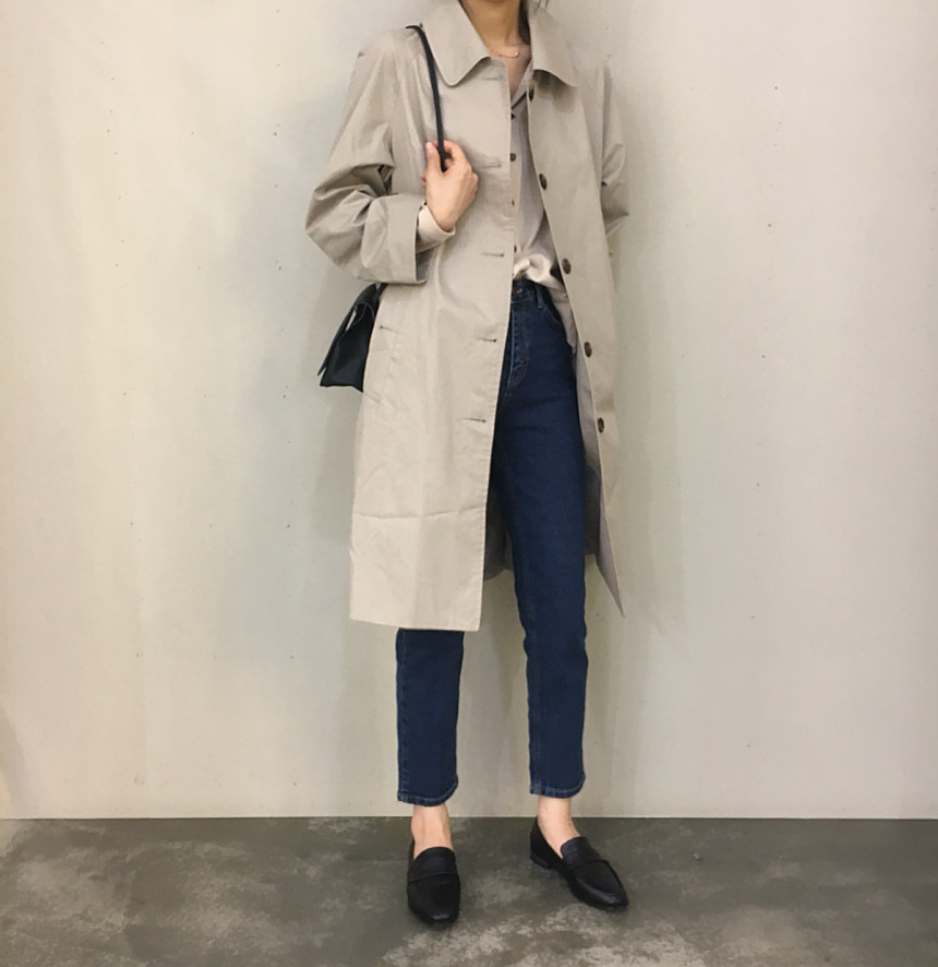 Korea Jeans Pants Slim Exhaust Denim Pants sml