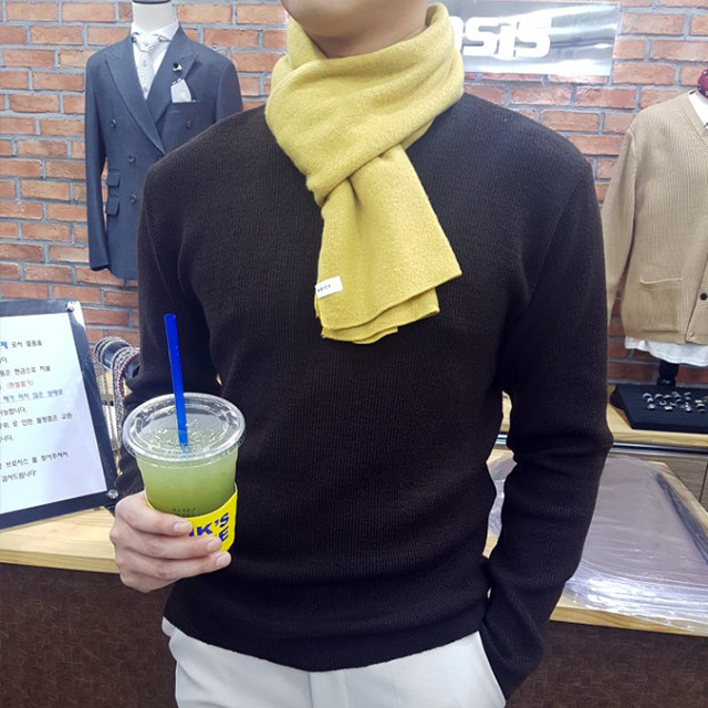 Unisex Basic Muffler 5color Man Winter Girl Cashme